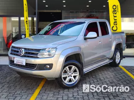 Volkswagen AMAROK CD TRENDLINE 4X4 2.0 BI-TDI na cor Prata em Campinas / SP - 6650519