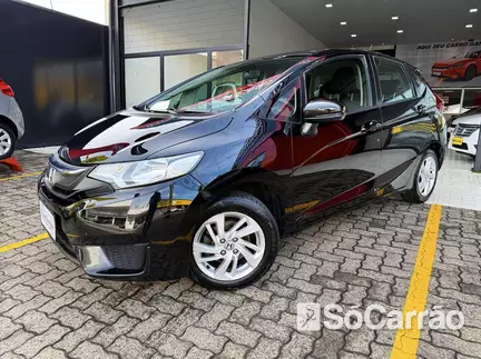 Honda FIT LX 1.5 16V CVT FLEXONE na cor Preta em Campinas / SP - 6704264