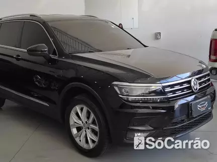 Volkswagen TIGUAN ALLSPACE COMFORTLINE 250 1.4 TSI DSG na cor Preta em Campinas / SP - 6744771