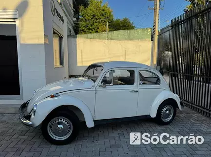 Volkswagen FUSCA 1500 na cor Branca em Curitiba / PR - 6866687
