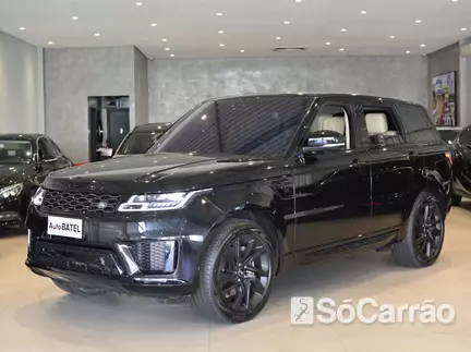 Land Rover RANGE ROVER SPORT HSE D300 MHEV 4X4 3.0 I6 na cor Preta em Curitiba / PR - 6253510
