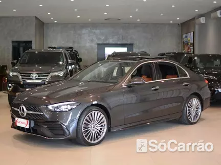 Mercedes C 200 AMG LINE 1.5 16V TB na cor Cinza em Curitiba / PR - 6930320