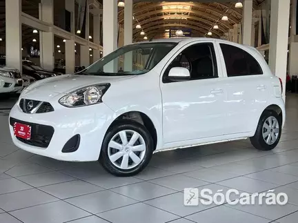 Nissan MARCH S 1.0 12V FLEXSTART na cor Branca em Curitiba / PR - 6670228