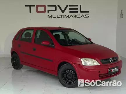 Chevrolet CORSA HATCH 1.0 8V na cor Vermelha em São José / SC - 6748731