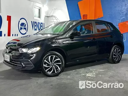 Volkswagen POLO HIGHLINE 170 1.0 12V TSI AT6 na cor Preta em Curitiba / PR - 6809684
