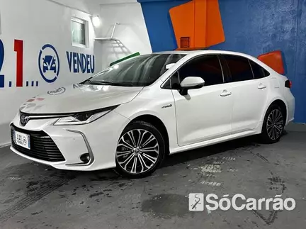 Toyota COROLLA ALTIS HYBRID PREMIUM 1.8 VVT-I 16V CVT na cor Branca em Curitiba / PR - 6983157