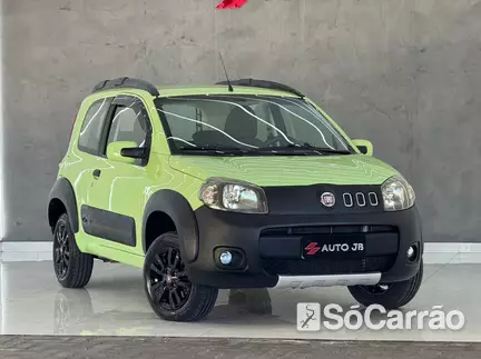 Fiat UNO WAY(CASUAL) 1.4 8V EVO na cor Verde no Cachoeirinha / RS - 6921351