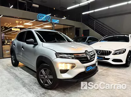 Renault KWID ZEN 1.0 12V na cor Prata em Florianópolis / SC - 6551365