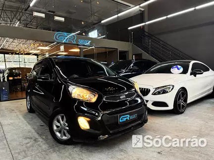 KIA PICANTO EX 1.1 12V MT na cor Preta em Florianópolis / SC - 6933159