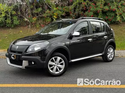 Renault SANDERO STEPWAY 1.6 16V na cor Preta em Curitiba / PR - 6643282