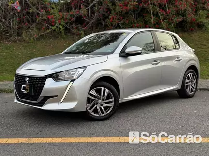 Peugeot 208 ALLURE 1.6 16V AT6 FLEXSTART na cor Prata em Curitiba / PR - 6901642
