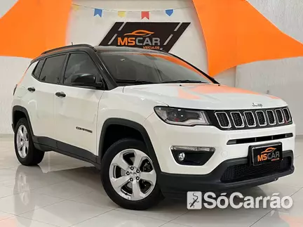 JEEP COMPASS SPORT 4X2 2.0 16V AT na cor Branca em Ponta Grossa / PR - 6781280