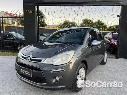 Citroen C3 EXCLUSIVE 1.6 16V na cor Cinza em Curitiba / PR - 6688867