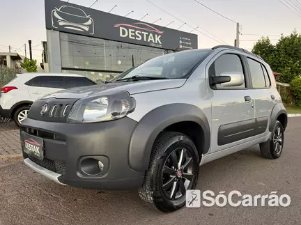 Fiat UNO WAY(CASUAL) 1.4 8V EVO na cor Prata no Dois Irmãos / RS - 6866132