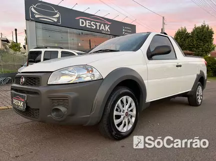 Fiat STRADA CS HARD WORKING 1.4 8V na cor Branca no Dois Irmãos / RS - 6866494
