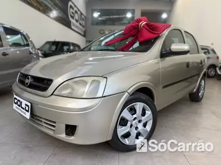 Chevrolet CORSA SEDAN MAXX 1.8 8V FLEXPOWER na cor Bege em Campinas / SP - 6900070