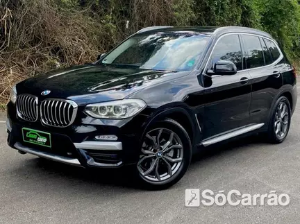 BMW X3 NAC. XDRIVE20I 4X4 2.0 TB 16V na cor Preta em São José dos Pinhais / PR - 6983442