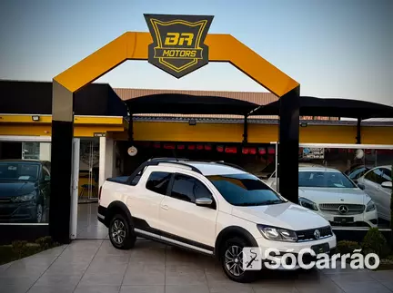 Volkswagen SAVEIRO CD CROSS(CROSS COMPLETO) G6 1.6 16V MSI na cor Branca em Campina Grande do Sul / PR - 6789169