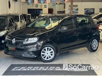 Renault SANDERO EXPRESSION 1.6 8V na cor Preta no Porto Alegre / RS - 6786260