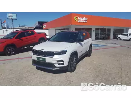 JEEP COMPASS LIMITED 4X2 1.3 T270 TB AT6 na cor Branca no São Leopoldo / RS - 6933671