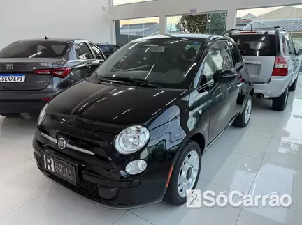 Fiat 500 CULT EVO(SPORT) 1.4 8V DUAL na cor Preta em Curitiba / PR - 6773551