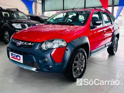 Fiat PALIO WEEKEND ADVENTURE 1.8 8V na cor Vermelha em Ponta Grossa / PR - 6970917