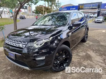 Land Rover DISCOVERY SPORT HSE 7 LUG NAC 2.2 TB-SD4 na cor Preta em Campinas / SP - 6595071