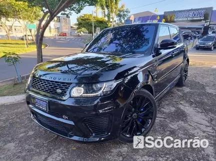Land Rover RANGE ROVER SPORT SVR 4X4 5.0 S/C V8 na cor Preta em Campinas / SP - 6688950