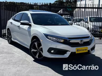 Honda CIVIC G10 TOURING 1.5 TB CVT na cor Branca em São José dos Pinhais / PR - 6737430
