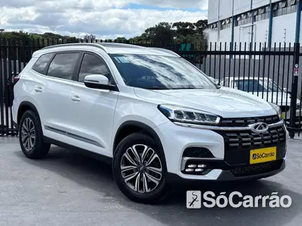 Chery TIGGO 8 TXS 1.6 16V TB GDI AT7 na cor Branca em São José dos Pinhais / PR - 6935849