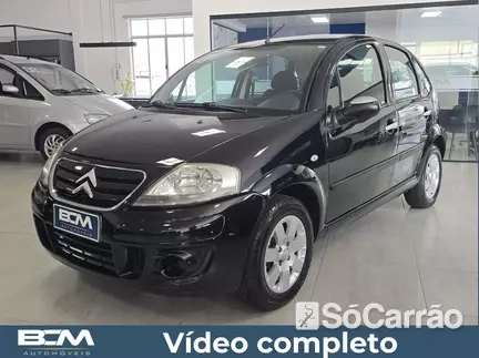 Citroen C3 GLX 1.4 8V na cor Preta em São José / SC - 6978047