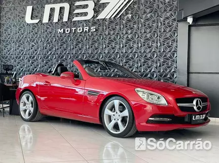 Mercedes SLK 250 1.8 TB AT na cor Vermelha em São José / SC - 5982647