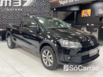 Volkswagen SAVEIRO CS 1.6 TRENDLINE na cor Preta em São José / SC - 6475884
