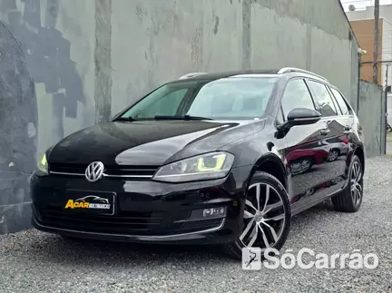 Volkswagen GOLF VARIANT HIGHLINE(PREMIUM) 1.4 TSI TIP na cor Preta em Curitiba / PR - 6916201