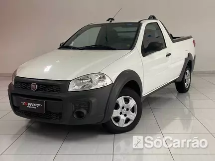 Fiat STRADA CS HARD WORKING 1.4 8V na cor Branca em Curitiba / PR - 6741792