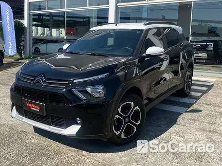 Citroen C3 AIRCROSS SHINE 1.0 T200 CVT na cor Preta em Criciúma / SC - 6557886