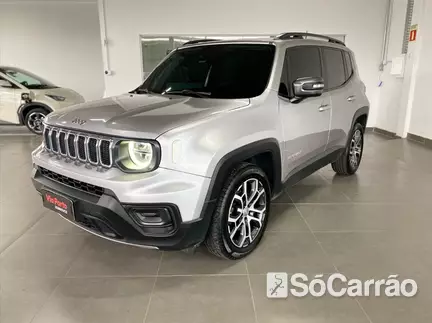 JEEP RENEGADE LONGITUDE 1.3 T270 GSE AT6 na cor Cinza em Criciúma / SC - 6780673