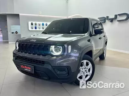 JEEP RENEGADE 1.3 T270 GSE TURBO AT6 na cor Cinza em Criciúma / SC - 6969224