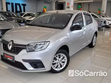 Renault LOGAN ZEN 1.0 12V SCE na cor Prata em Criciúma / SC - 6969250