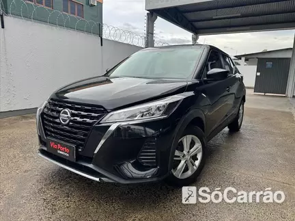 Nissan KICKS ACTIVE 1.6 16V CVT na cor Preta em Criciúma / SC - 7014100