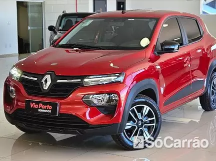 Renault KWID INTENSE 1.0 12V SCE na cor Vermelha em Criciúma / SC - 7016714