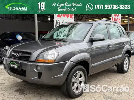 Hyundai TUCSON GL 4X2 2.0 16V AT na cor Cinza em Joinville / SC - 6735448