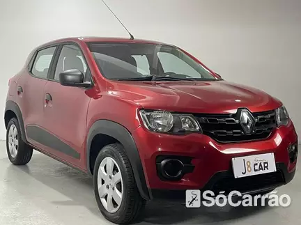 Renault KWID ZEN 1.0 MT na cor Vermelha em Curitiba / PR - 6493993