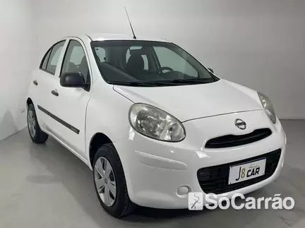 Nissan MARCH ACTIVE 1.0 16V na cor Branca em Curitiba / PR - 6852563