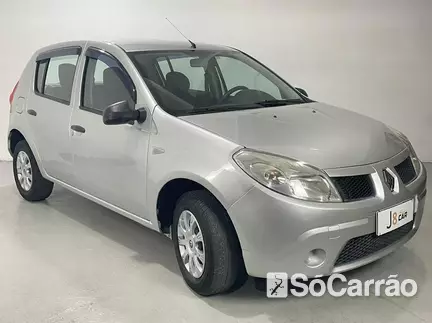 Renault SANDERO AUTHENTIQUE 1.0 16V HIFLEX na cor Prata em Curitiba / PR - 6930326