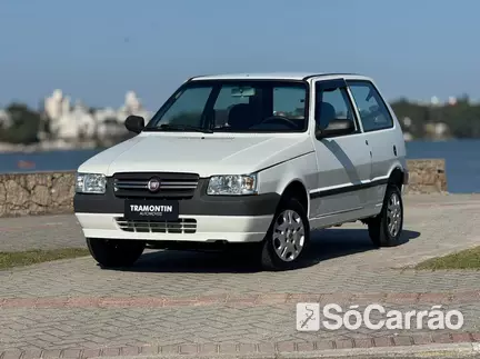 Fiat UNO MILLE FIRE ECONOMY 1.0 8V na cor Branca em São José / SC - 6936406