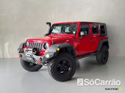 JEEP WRANGLER UNLIMITED SPORT 4X4 3.6 V6 na cor Vermelha em Curitiba / PR - 6489676