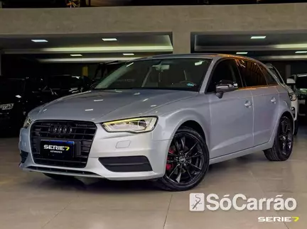 Audi A3 SPORTBACK 1.4 16V TFSI S TRONIC na cor Prata em Curitiba / PR - 6978162