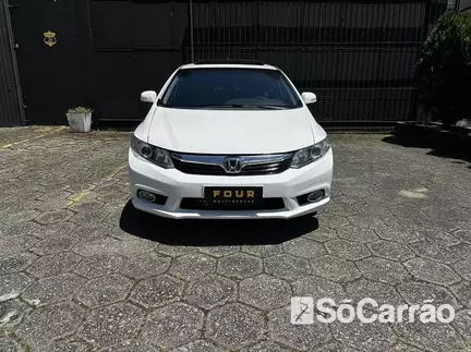 Honda CIVIC LXR 2.0 16V AT5 na cor Branca em Florianópolis / SC - 6349207