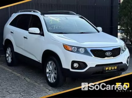 KIA SORENTO EX 7LUG 4X4 3.5 V6 AT na cor Branca em Florianópolis / SC - 6885757
